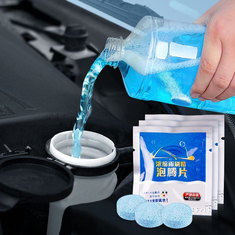 Multifunctional Effervescent Spray Glass Car Windshield Cleaner Tablet