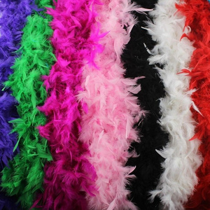 Wholesale FEATHER BOA COSTUME ACCESSORY FANCY DRESS BURLESQUE Easter Sunday 12 GOLOUR