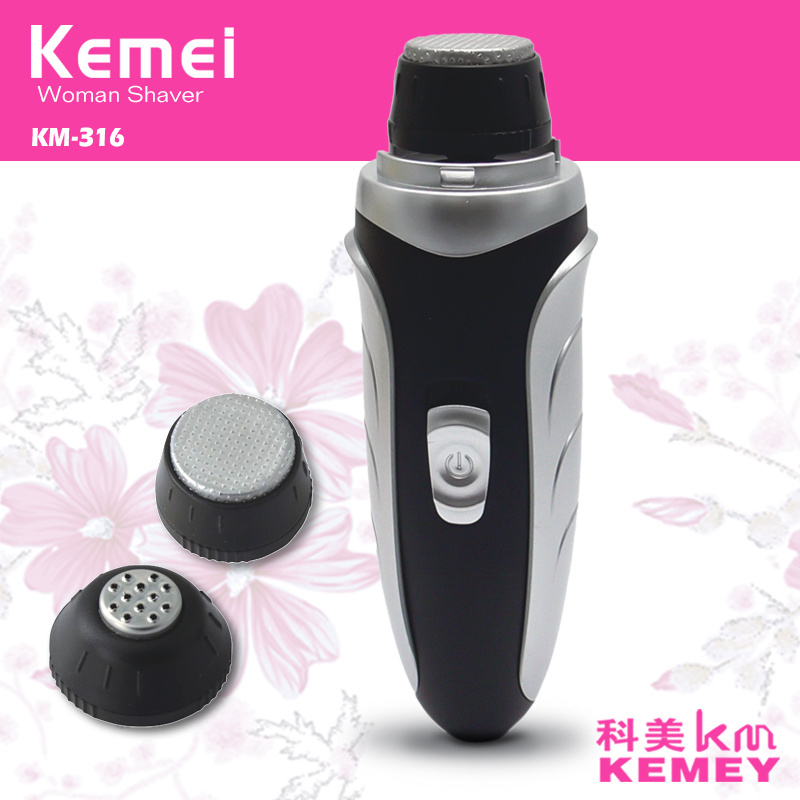 KEMEI KM-316 2023 New Callus Skin Remover Foot Care Tool Electric Exfoliator Pedicure Feet Care Massager Wholesale