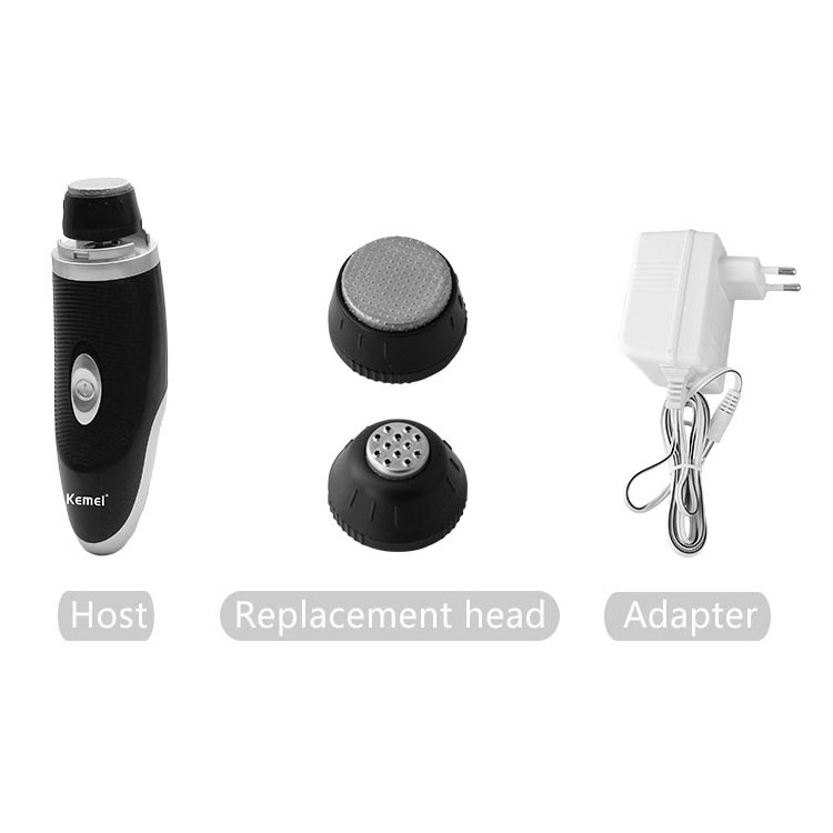 KEMEI KM-317 3in1 Electric Smooth Foot care Tool Pedicure Foot Machine Repair Feet Care Wear Skin Device