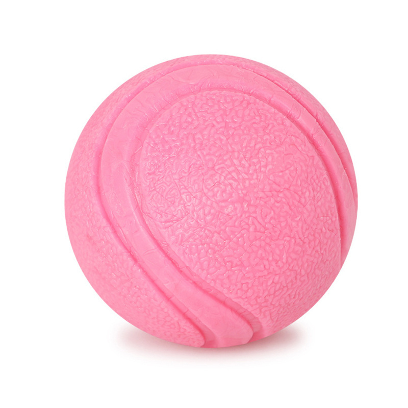 Wholesale Bite Resistant Indestructible Dog chew toys Training Ball Pet Bouncy Solid Rubber Dog Balls