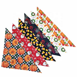 Christmas Festival Dog Bandana Love Style Pet Supplies Pet Dog Bandanas Scarf Small Dog Puppy Cat Bibs Bandanas