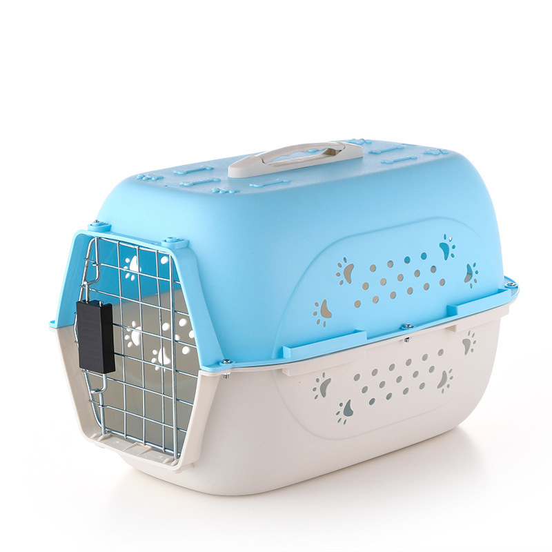 Wholesale Portable outdoor sport cat dog plastic airline approved dog travel transport box pet carrier and travel crate