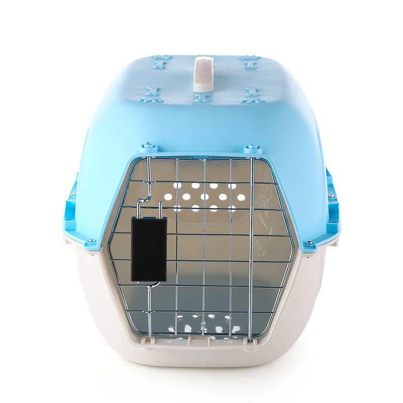 Wholesale Portable outdoor sport cat dog plastic airline approved dog travel transport box pet carrier and travel crate