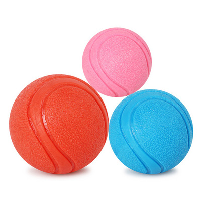 Wholesale Bite Resistant Indestructible Dog chew toys Training Ball Pet Bouncy Solid Rubber Dog Balls