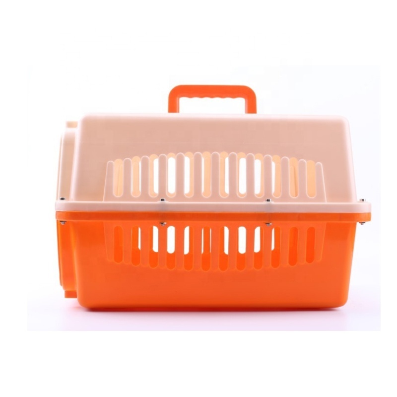 Top-Load Portable Airline Approved Outdoor Plastic Dog Car Travel Crate / Cheap Pet Cat Pet Transport Carrier Cage For Sale