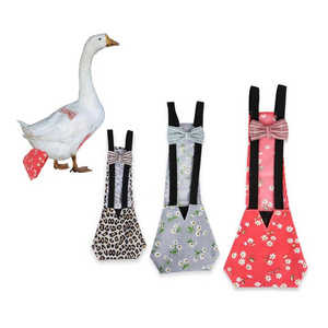 Fashionable Pet Goose Chicken Duck Hen Poultry Adjustable Cloth Diaper Harness Farm Poop Bag