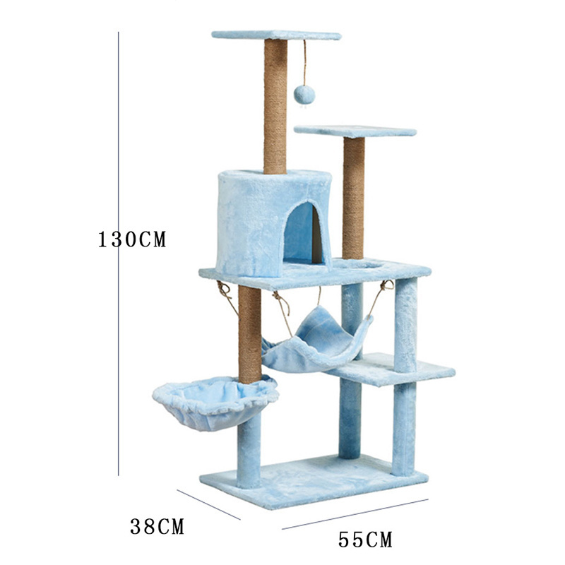 Cat Scratching Post for The Wall Big Large Cat Scratcher Tree Tower Wooden Cat Tree House