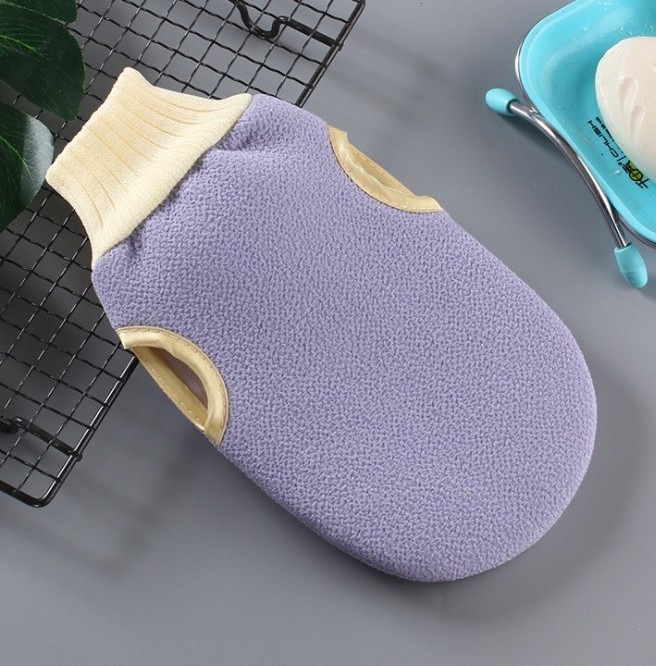 Body Exfoliating Gloves Skin Shower Mitt Bath Dead Skin Glove Rayon Exfoliator Scrubber