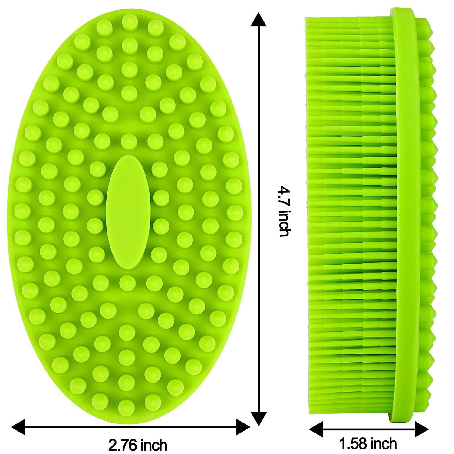 Soft silicone baby hair brush Loofah  Bath Shower Silicone Back Scrubber brush for men women baby