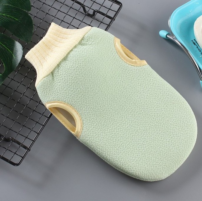 Body Exfoliating Gloves Skin Shower Mitt Bath Dead Skin Glove Rayon Exfoliator Scrubber