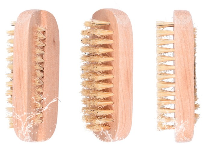 Nail Cleaning Brush Manicure Pedicure Nail Scrubber  Bristle Fingernail Toenail Hand Cleaning brush