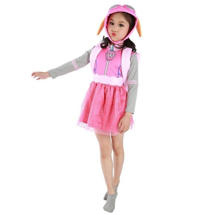 Chase Patrol Costume Kids Boys Girls Birthday Purim Marshall Chase Skye Cosplay Costume Patrol Dog Children Ryder Party Role