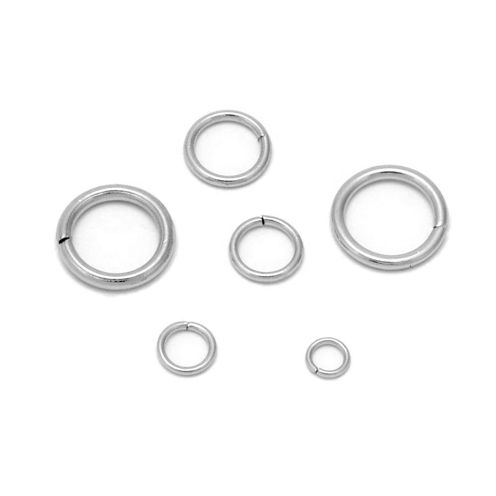 Wholesale Stainless Steel 4mm 5mm 6mm 7mm 8mm Jump Rings Connectors for DIY Jewelry Making Necklace Bracelet Accessoires