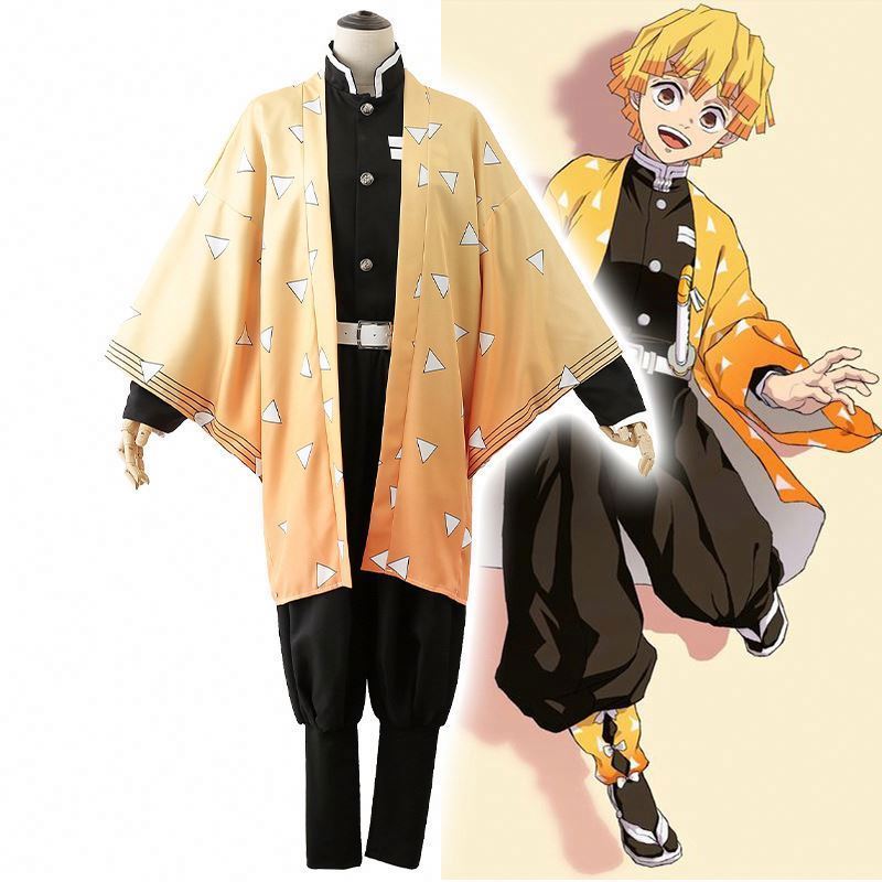 Hot Sale Anime Demon Slayer Kimetsu No Yaiba Tanjirou Kamado Nezuko Costume Cosplay Women Men Kimono Cosplay Costume Sets