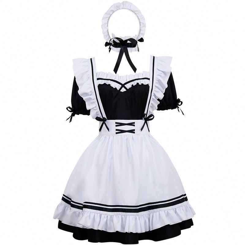 2024 Women Lovely Maid Cosplay Costume Animation Show Japanese Outfit Dress Clothes Show Japanese Outfit Cosplay Waitress