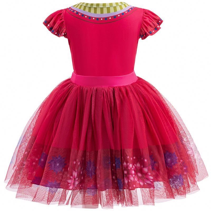 2024 Wish Asha Costume Girls Princess Dress Cosplay Outfits for Kids Dress Up Christmas Party