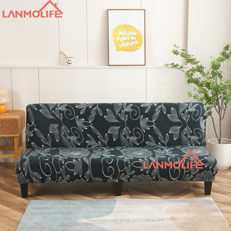 Popular Design High Quality Universal armless sofa covers elastic stretch sofa bed covers