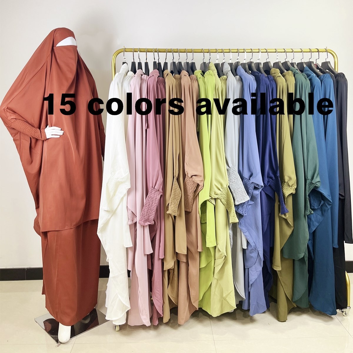 borka muslim modest embroidery prayer floral modern dress dubai khimar hijab jilbab abaya women dubai wholesale suppliers