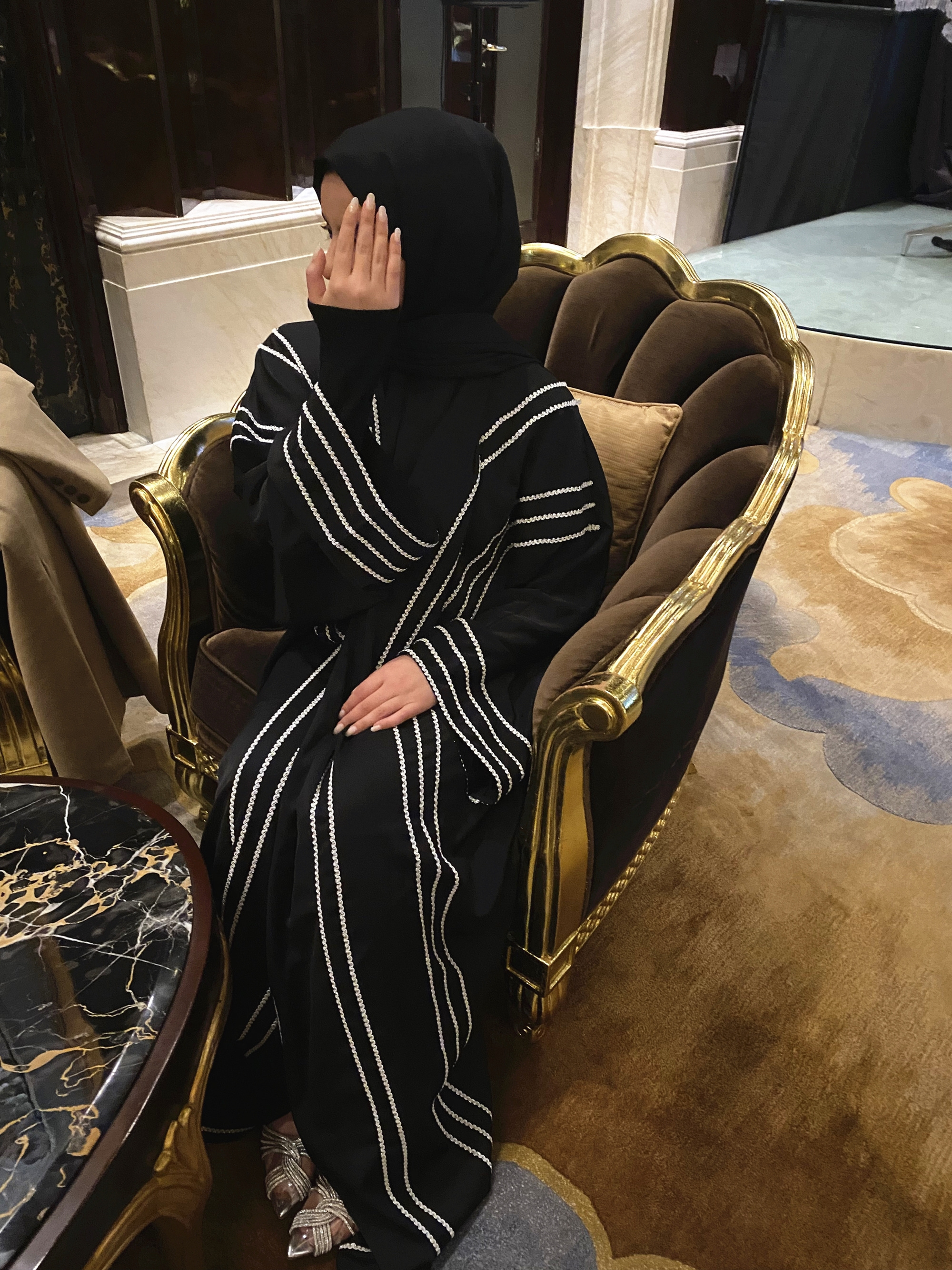 Kimono Saudi Modest Elegant Dress Open Muslim Luxury Dubai Ethnic Islamic Fashion Beading Abaya