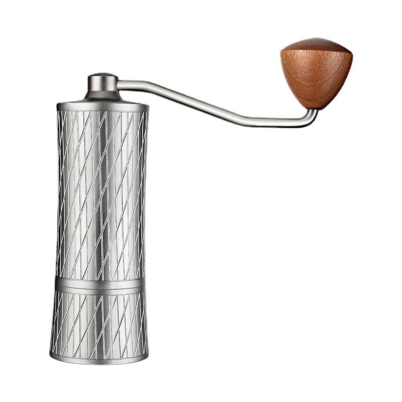 6 star 7 star Stainless Steel Portable Manual Coffee Grinder Cone Burr Manual Coffee Bean Grinder