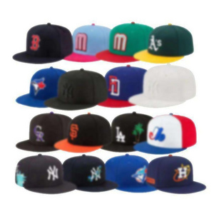 Factory Cheap New Original High Quality Black Vintage Polyester Snapback Fitted Closed Baseball Hat Gorras hat For Men