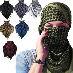 Arab Turban Thin Section Kerchief Tactical Winter Outdoor Camping Shemagh Muslim Kerchief Muslim Men Scarf