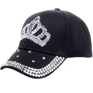 Women Rhinestone Hats Luxury Female Baseball Cap Bling Diamond Cap Swag Casquette Girl Snap Back Gorras Spring Summer Sun hat