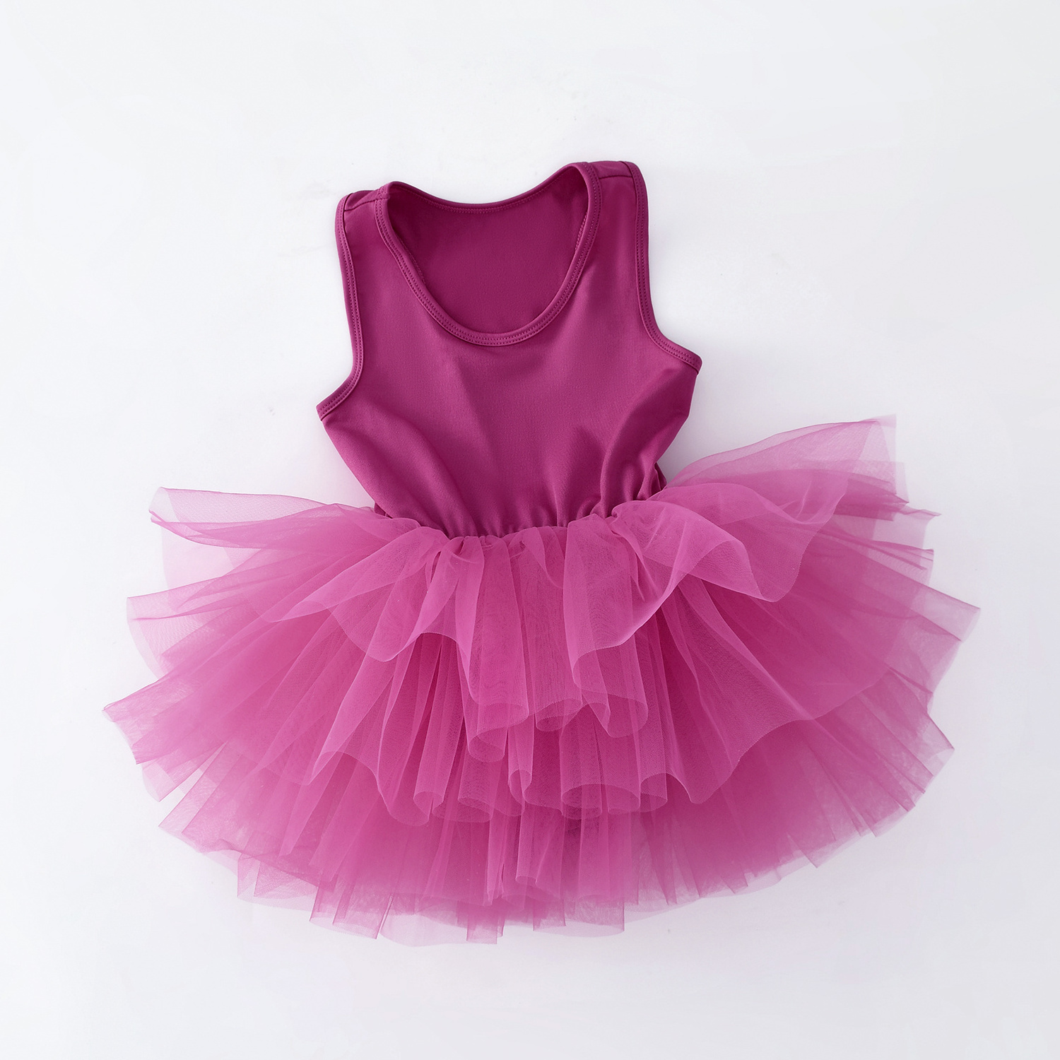 Infant toddler girl ballet dress rose purple leotards jumpsuit tutu skirt classic ruffle tulle fluffy  party set clothes dresses