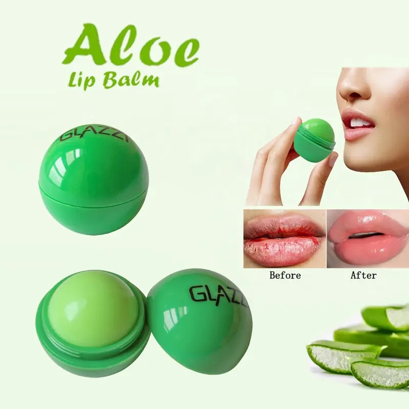 Wholesale High quality Aloe lip balm balsamo labial maquillaje