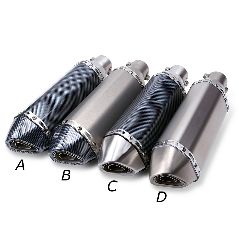 Motorcycle Exhaust Muffler 304 Stainless Steel Muffler Motorcycle Exhaust NMAX 155 NMAX 125 N MAX155 exhaust muffler