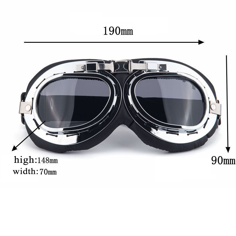 Sports Goggles Windproof and Dustproof Kart Motorcycle For Harley Helmet Retro Cycling Glasses