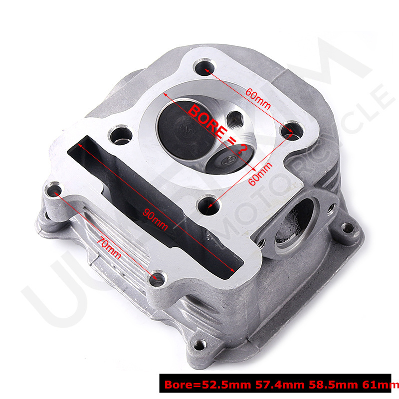 GY6 125 150 upgrade to GY6 180 cc big Bore 58.5mm Cylinder, Piston, Rings, & Head 152qmi 157qmj 1p52qmi 1p57qmj Engine