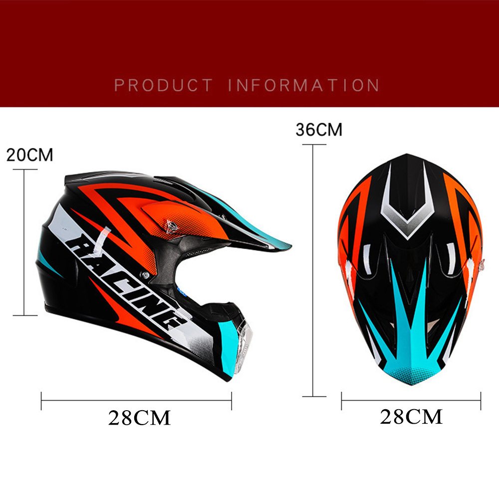 Kart Adult Off-road Racing Helmet Men's And Women's Speed Drop Full Helmet Irregular Cycling Helmet