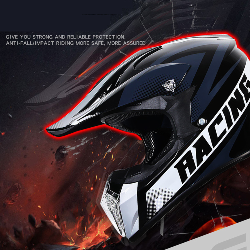 Kart Adult Off-road Racing Helmet Men's And Women's Speed Drop Full Helmet Irregular Cycling Helmet