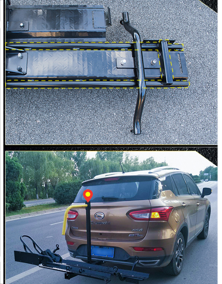 Motorcycle Car Trailer Square Bar Car Trailer Frame Luggage Rack Rear Trailer Tail  Motorcycle Frame