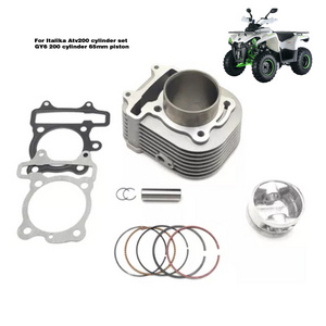 Motorcycle Cylinder Set ATV Motorcycle Cylinder Accessories For Italika Atv200 GY6 200 Cylinder 65mm Piston