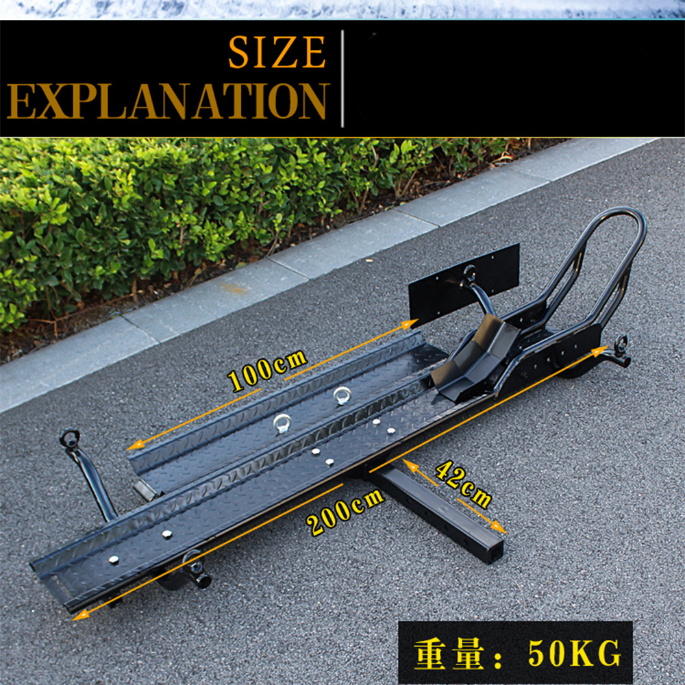 Motorcycle Car Trailer Square Bar Car Trailer Frame Luggage Rack Rear Trailer Tail  Motorcycle Frame