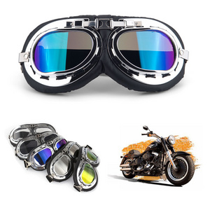 Sports Goggles Windproof and Dustproof Kart Motorcycle For Harley Helmet Retro Cycling Glasses