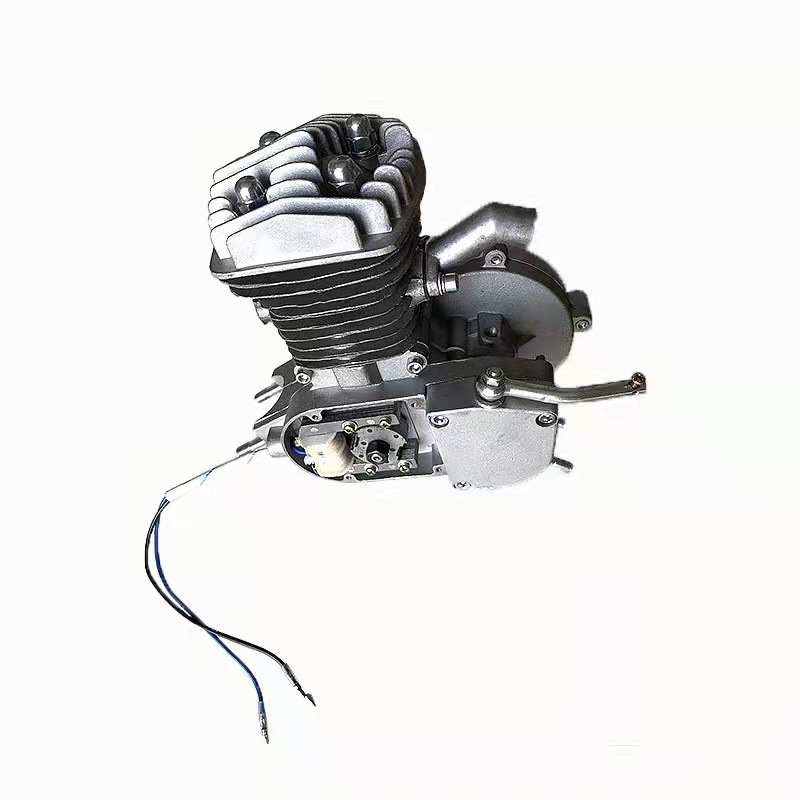 50CC upgrade to 80CC two stroke engine bicycle engine motor 47mm gasoline motorcycle bicycle engine