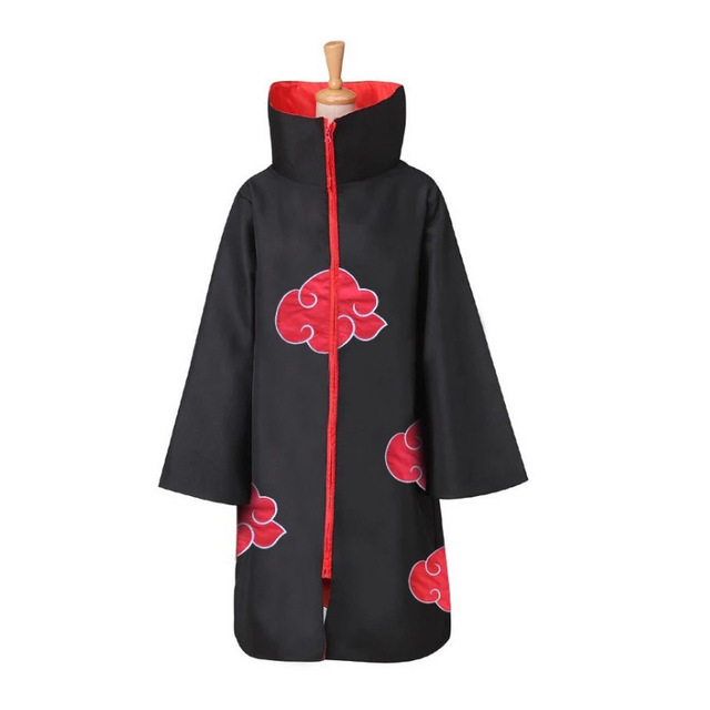 Cloak Akatsuki Cosplay Costumes Anime Coat Mantle Deidara Red Cloud Robe