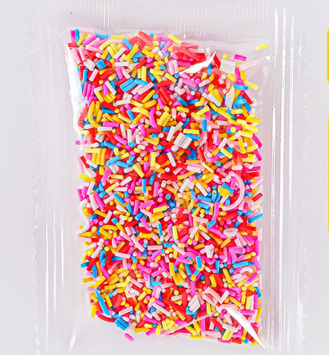 10g Fake Sprinkles Polymer Resin Sprinkles Clay DIY Slices Fake Candy Sprinkles