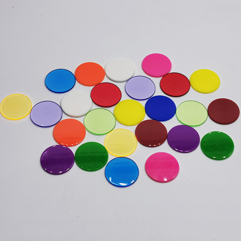 Small Plastic Learning Counters Disks Chip Counting Discs Markers for Math Practice Poker Chips Game Tokens