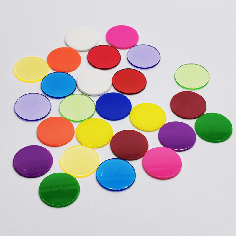 Small Plastic Learning Counters Disks Chip Counting Discs Markers for Math Practice Poker Chips Game Tokens