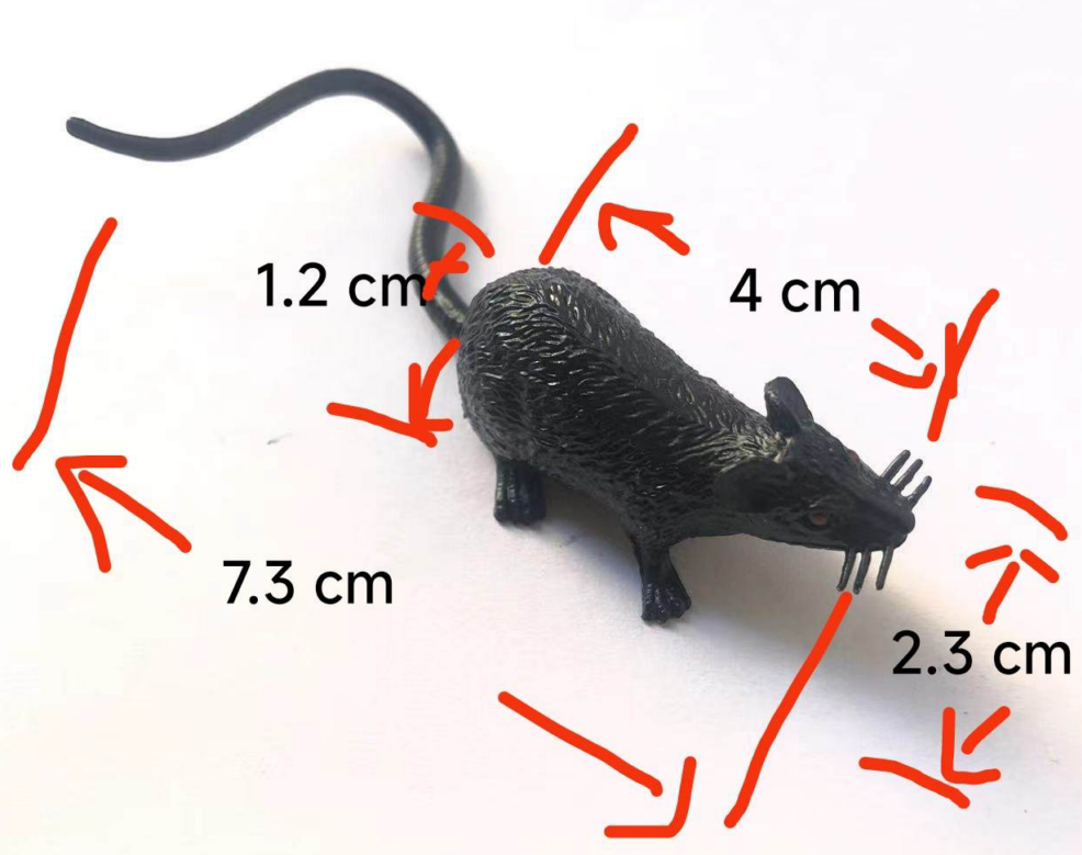 Lifelike Fake Mouse Halloween prank prop Fake Rat Realistic Mice model