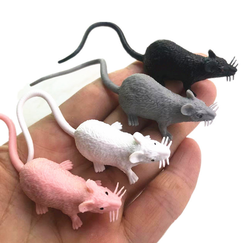 Lifelike Fake Mouse Halloween prank prop Fake Rat Realistic Mice model