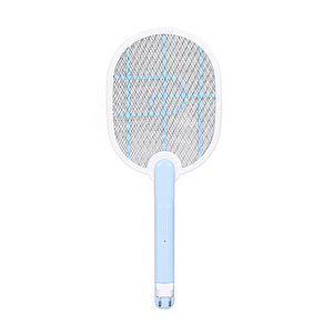 GECKO YPD OEM Rechargeable Long Plug Electric Mosquito Swatter Insect Killer Fly Trap Bat Racket