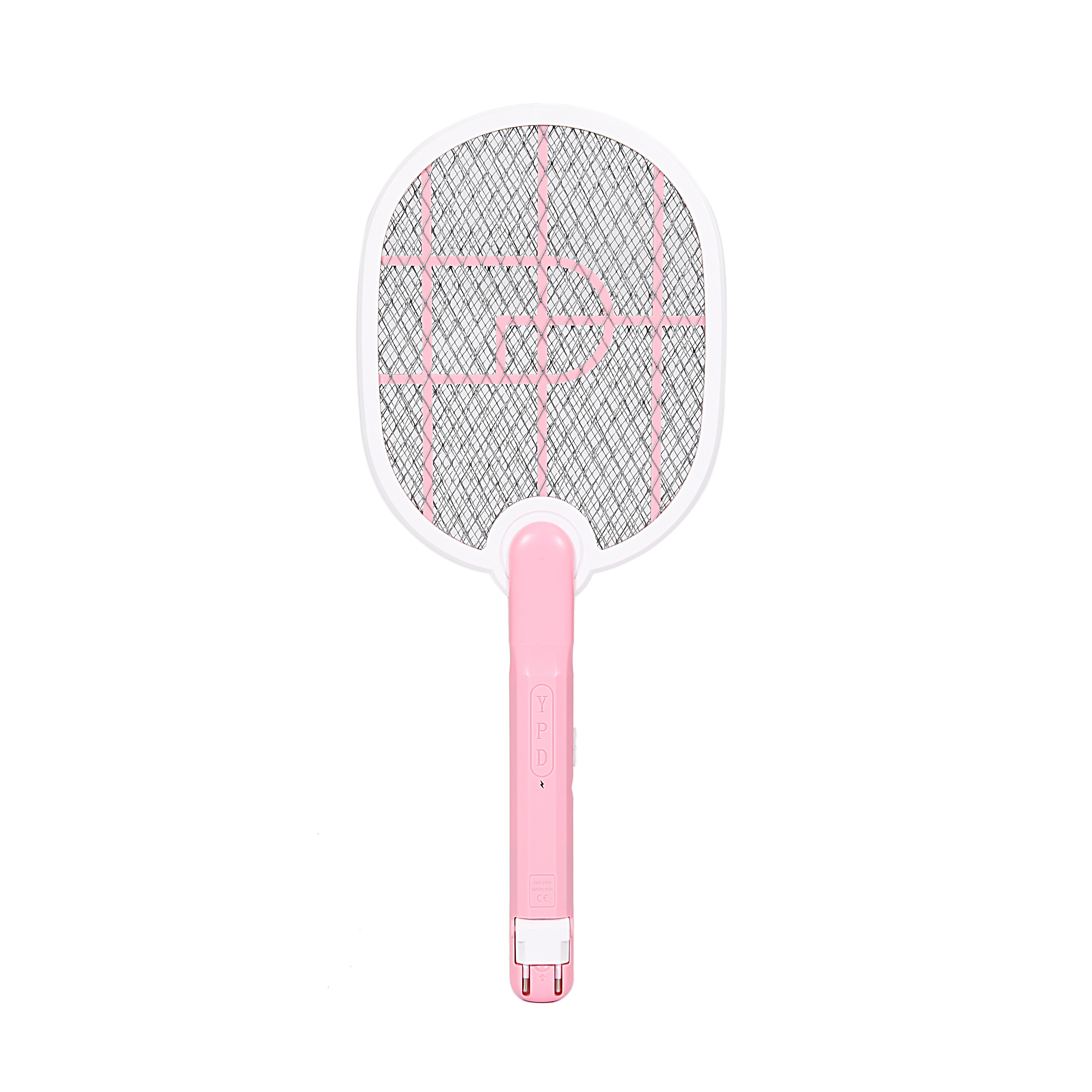 GECKO YPD OEM Rechargeable Long Plug Electric Mosquito Swatter Insect Killer Fly Trap Bat Racket