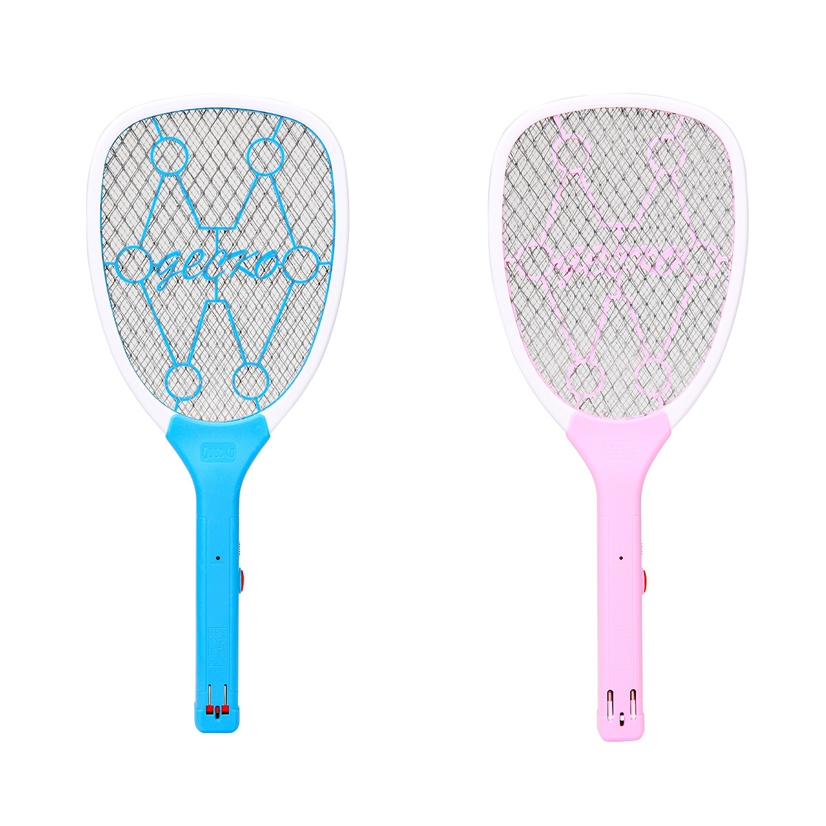 GECKO YPD Manufacturer Rechargeable Mosquito Swatter Zapper Fly Killer Racket Bat