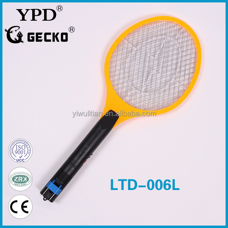 GECKO YPD WHOLE SALE EXTRA LONG PLUG ELECTRIC FLY SWATTER RECHARGEABLE MOSQUITO RACKET